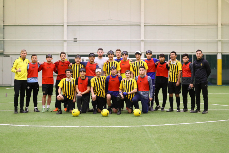 Kairat Blind Football Team жолдастық матч